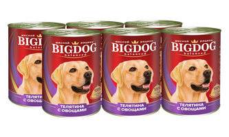 Корм влажный для собак ZOOGURMAN BIG DOG телятина с овощами (350 г)
