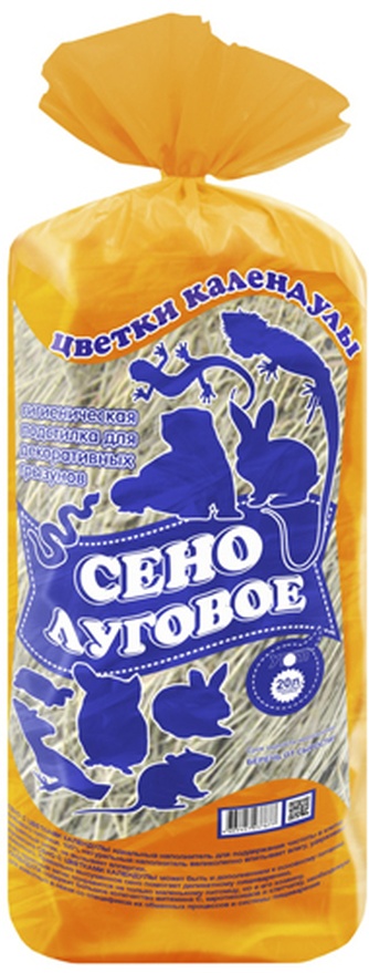 Сено для грызунов УЮТ Луговое Цветки календулы (20 л)