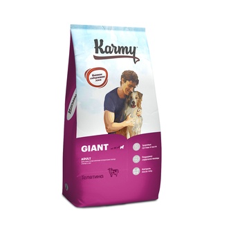Корм сухой для собак особо крупных и гигантских пород KARMY Giant Adult с телятиной (14 кг)