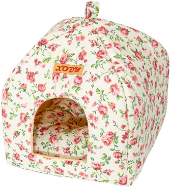 Домик для кошек и собак XODY Виг-вам № 2 Нежность хлопок (39*39*45 см)