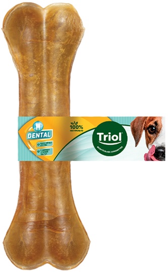 Лакомство для собак мелких пород TRIOL Dental косточка жевательная (12,5 см/50 г)
