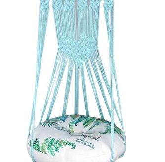 Гамак для кошек ZOO Няня из хлопковых нитей, синий (42x121 см)