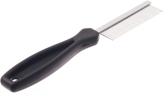 Расческа для кошек и собак HELLO PET частая, металлическая (58 зубьев) Расческа для кошек и собак HELLO PET частая, металлическая (58 зубьев)