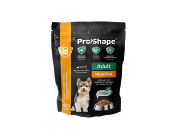 Корм сухой для собак мелких пород PROSHAPE Adult с индейкой (400 г)