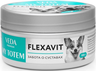 Порошок для собак VEDA My Totem Flexavit для профилактики и лечения заболеваний суставов (100 г)