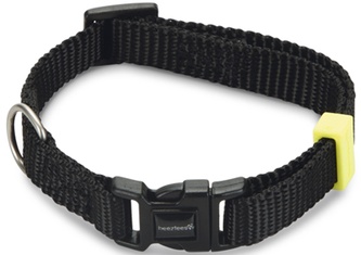 Ошейник нейлоновый для собак BEEZTEES Uni черный (1*30 см)