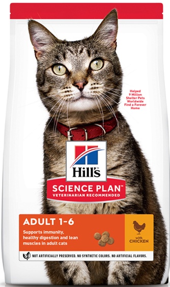 Корм сухой для кошек HILL'S Science Plan Курица (10 кг)