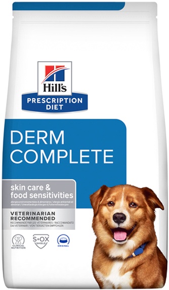 Корм сухой для собак HILL'S Prescription Diet Derm comlete здоровье кожи и шерсти (1,5 кг)