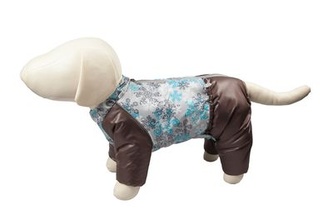 Комбинезон для собак OSSO FASHION Снежинка размер 35 мальчик (35*56*40*52 см)