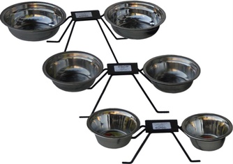 Миска для собак ЗООМАРК (2*500 мл/15 см)