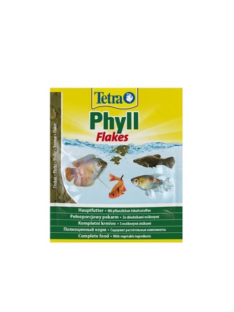 Корм для травоядных рыб TETRA TetraPhyll, хлопья (12 г)