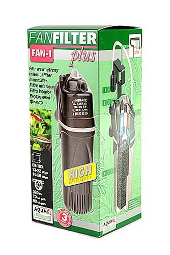 Помпофильтр для аквариума  AQUAEL Fan filter 1 Plus (320 л/ч 60-100 л)