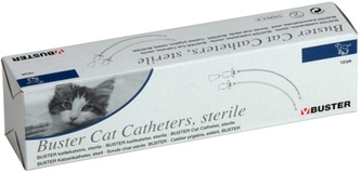 Катетер для кошек KRUUSE Buster стерильный со стилетом (1,3*130 мм/12 шт)