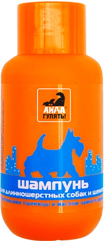 Шампунь для длинношерстных собак и щенков АЙДА ГУЛЯТЬ Прогулка в Большом Городе (60 мл)