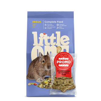 Корм сухой для дегу LITTLE ONE + Колокольчик (400 г + 24 г)