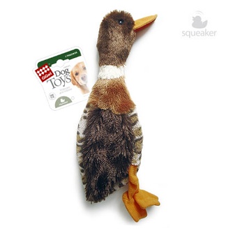 Игрушка для собак GIGWI Dog Toys Утка с горловой пищалкой (35 см)