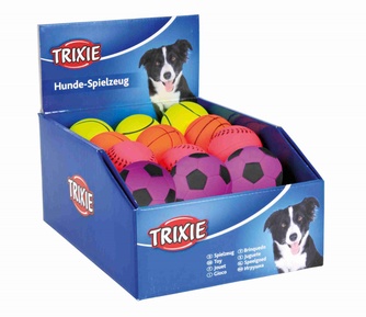 Игрушка для собак TRIXIE  Мячи резиновые, в ассортименте (6см, 24шт)