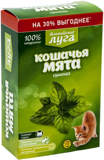 Кошачья мята для кошек ЭКОПРОМ Альпийские луга сушеная (20 г)