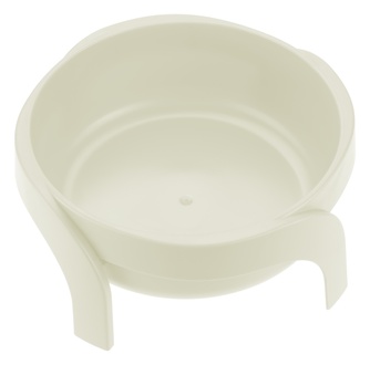 Миска для животных IDEA Рибон, цвет белый ротанг (0,75 л)