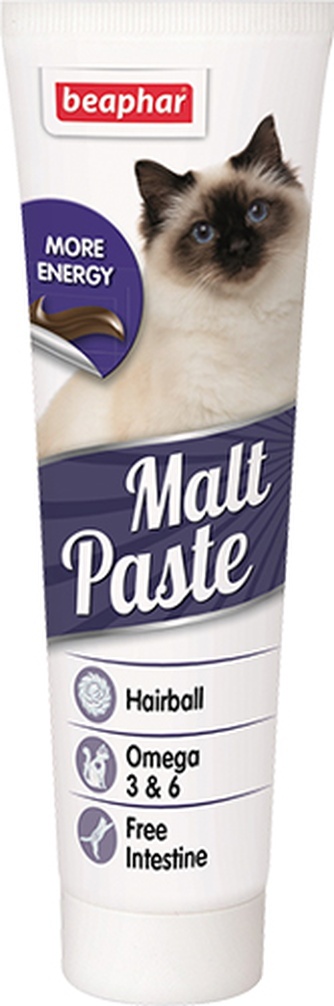 Паста для кошек BEAPHAR Malt Paste для выведения шерсти из желудка (100 г)