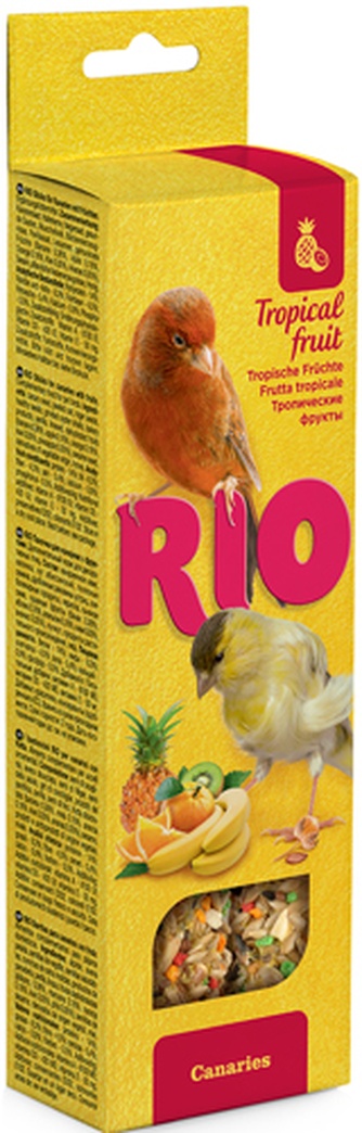 Лакомство для канареек RIO Палочки с тропическими фруктами (2 шт/40 г)