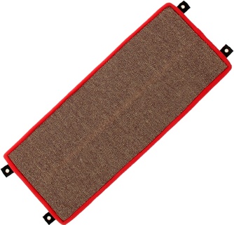 Когтеточка для кошек PERSEILINE Lowcost Slim угловая с пропиткой ковролин (57*13 см)