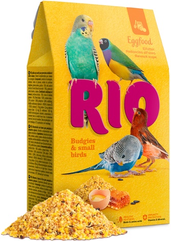Корм для волнистых попугаев и других мелких птиц RIO яичный (0,25 кг)