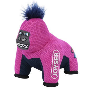 Игрушка для собак JOYSER Mightus Горилла с пищалкой, розовая (M/L/27 см)