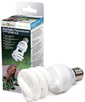 Лампа УФ для террариума REPTI-ZOO Compact Daylight 2.0 УФ (15 Вт)