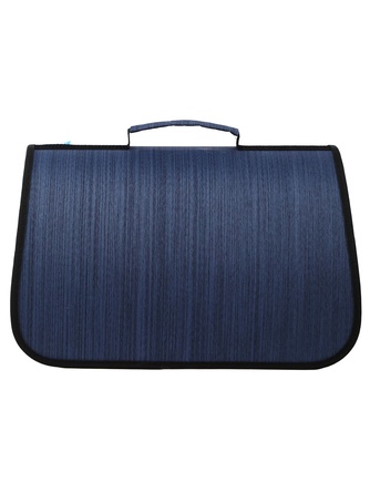 Сумка-переноска для кошек и собак RICH BREED MYJET иллюминатор/сетка, синяя лайн (M/40*25*25 см)