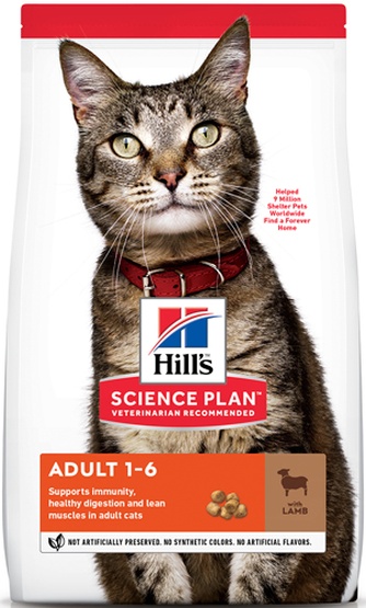 Корм сухой для кошек HILL'S Science Plan Ягненок (10 кг)