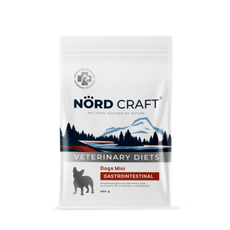 Корм сухой для собак мелких пород NORD CRAFT Dogs Mini Gastrointestinal при болезнях ЖКТ и проблемах с пищеварением (500 г)