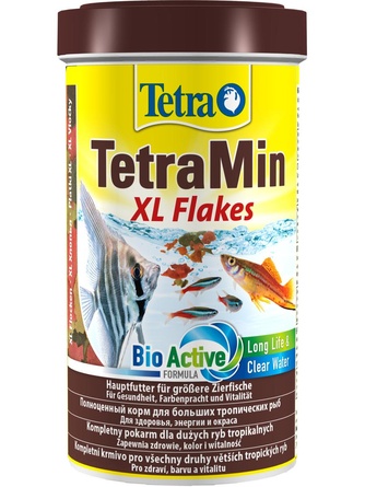 Корм для крупных декоративных рыб TETRA TetraMin XL Flakes, крупные хлопья (500 мл)