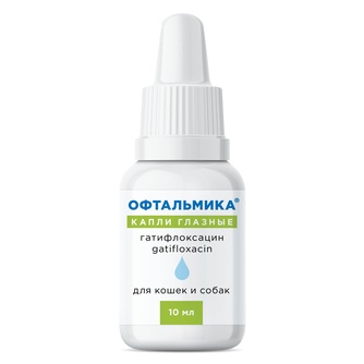 Капли для кошек и собак OKVET Офтальмика глазные (10 мл)
