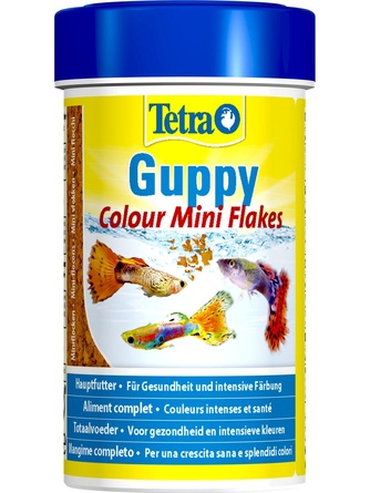 Корм сухой для усиления окраски гуппи TETRA Guppy color хлопья (100 мл)