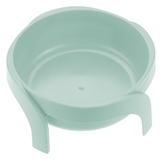 Миска для животных IDEA Рибон, цвет морская волна (0,75 л)