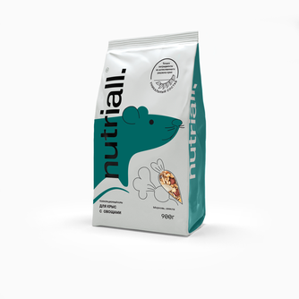 Корм сухой для крыс NUTRIALL с овощами (900 г)